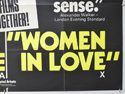 THE GRADUATE / WOMEN IN LOVE (Bottom Right) Cinema Quad Movie Poster
