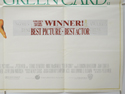 GREEN CARD (Bottom Right) Cinema Quad Movie Poster