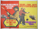 THE LEGEND OF MACHINE GUN KELLY / HIGHWAY GIRL Cinema Quad Movie Poster
