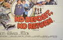 NO DEPOSIT, NO RETURN (Bottom Right) Cinema Quad Movie Poster