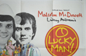 O LUCKY MAN (Top Right) Cinema Quad Movie Poster