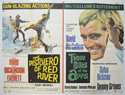 THE PISTOLERO OF RED RIVER / THREE BITES OF THE APPLE Cinema Quad Movie Poster