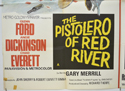 THE PISTOLERO OF RED RIVER / THREE BITES OF THE APPLE (Bottom Left) Cinema Quad Movie Poster
