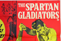 THE SPARTAN GLADIATORS (Top Right) Cinema Quad Movie Poster