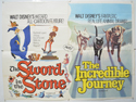 SWORD IN THE STONE / THE INCREDIBLE JOURNEY Cinema Quad Movie Poster