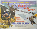TREASURE ISLAND / CALL OF THE WILD Cinema Quad Movie Poster