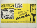 WARNING SHOT Cinema Quad Movie Poster