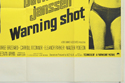 WARNING SHOT (Bottom Right) Cinema Quad Movie Poster