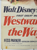 WESTWARD HO THE WAGONS (Bottom Left) Cinema Double Crown Movie Poster