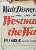 WESTWARD HO THE WAGONS (Bottom Left) Cinema Double Crown Movie Poster