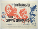 THE YOUNG SAVAGES Cinema Quad Movie Poster