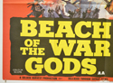 BEACH OF THE WAR GODS (Bottom Left) Cinema Quad Movie Poster