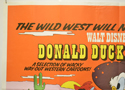 DONALD DUCK GOES WEST (Top Left) Cinema Quad Movie Poster