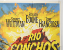 RIO CONCHOS (Top Right) Cinema Quad Movie Poster