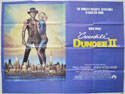CROCODILE DUNDEE II Cinema Quad Movie Poster