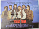 YOUNG GUNS Cinema Quad Movie Poster