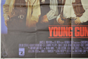 YOUNG GUNS (Bottom Left) Cinema Quad Movie Poster