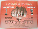 CHARIOTS OF FIRE Cinema Quad Movie Poster