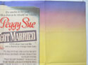 PEGGY SUE GOT MARRIED (Top Right) Cinema Quad Movie Poster