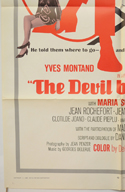DEVIL BY THE TAIL (Bottom Left) Cinema One Sheet Movie Poster