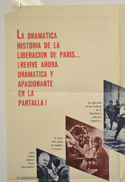 IS PARIS BURNING (Top Left) Cinema One Sheet Movie Poster