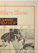 THAT SPLENDID NOVEMBER (Top Right) Cinema One Sheet Movie Poster