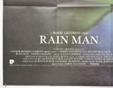 RAIN MAN (Bottom Left) Cinema Quad Movie Poster