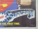 SUPERMAN / SUPERMAN II (Bottom Right) Cinema Quad Movie Poster