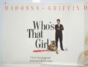 WHO’S THAT GIRL (Top Left) Cinema Quad Movie Poster