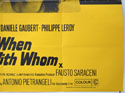 HOW, WHEN AND WITH WHOM (Bottom Right) Cinema Quad Movie Poster