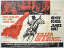 KILLER ON A HORSE Cinema Quad Movie Poster