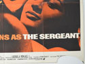 THE SERGEANT (Bottom Right) Cinema Quad Movie Poster