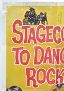 STAGECOACH TO DANCERS ROCK (Top Left) Cinema One Sheet Movie Poster