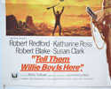 TELL THEM WILLIE BOY IS HERE / THE LOVE GOD (Bottom Left) Cinema Quad Movie Poster