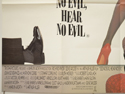 SEE NO EVIL HEAR NO EVIL (Bottom Left) Cinema Quad Movie Poster