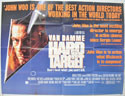HARD TARGET Cinema Quad Movie Poster
