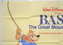 BASIL THE GREAT MOUSE DETECTIVE (Top Left) Cinema Quad Movie Poster