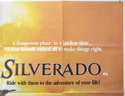 SILVERADO (Top Right) Cinema Quad Movie Poster