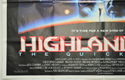 HIGHLANDER II : THE QUICKENING (Bottom Left) Cinema Quad Movie Poster