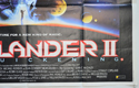 HIGHLANDER II : THE QUICKENING (Bottom Right) Cinema Quad Movie Poster