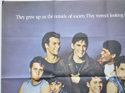 THE OUTSIDERS (Top Left) Cinema Quad Movie Poster