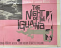 THE NIGHT OF THE IGUANA (Bottom Right) Cinema Quad Movie Poster