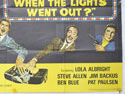 WHERE WERE YOU WHEN THE LIGHTS WENT OUT? (Bottom Right) Cinema Quad Movie Poster