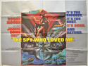 007 : THE SPY WHO LOVED ME Cinema Quad Movie Poster