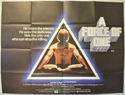 A FORCE OF ONE Cinema Quad Movie Poster