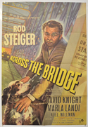 ACROSS THE BRIDGE Cinema One Sheet Movie Poster