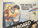BLACKBOARD MASSACRE / CIRCLE OF FEAR (Top Left) Cinema Quad Movie Poster