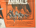 THE CAR / DAY OF THE ANIMALS (Bottom Right) Cinema Quad Movie Poster