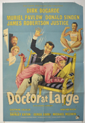 DOCTOR AT LARGE Cinema One Sheet Movie Poster