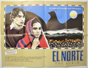 EL NORTE Cinema Quad Movie Poster